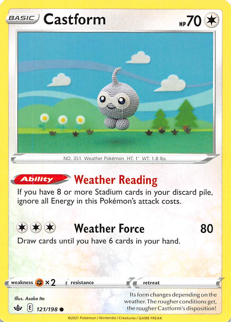 Castform (121/198) [Sword & Shield: Chilling Reign] | Gear Gaming Bentonville