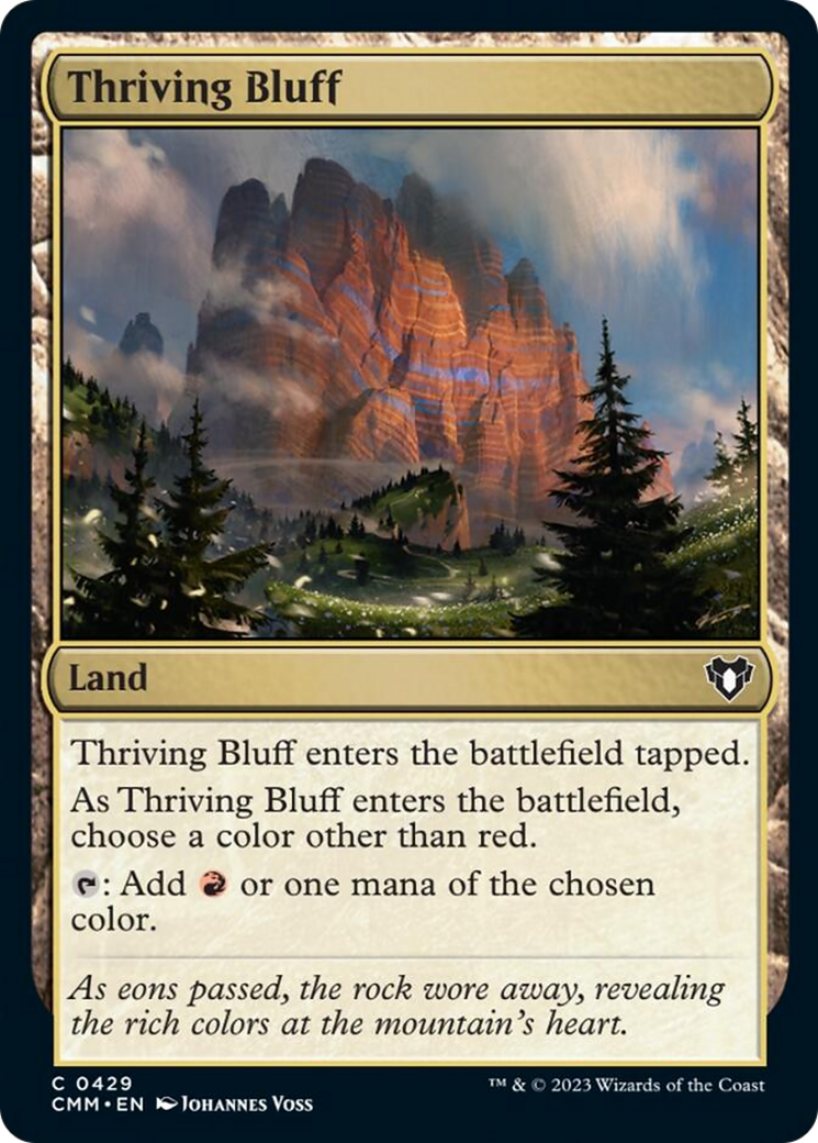 Thriving Bluff [Commander Masters] | Gear Gaming Bentonville