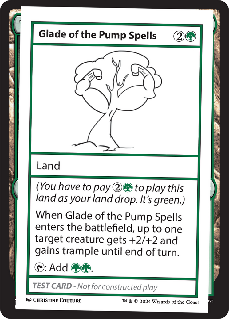 Glade of the Pump Spells [Mystery Booster 2 Playtest Cards] | Gear Gaming Bentonville