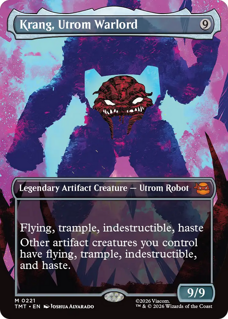 Krang, Utrom Warlord (Borderless) [Teenage Mutant Ninja Turtles] | Gear Gaming Bentonville