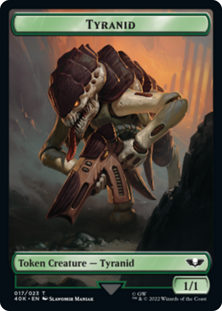 Tyranid (17) // Tyranid Gargoyle Double-Sided Token [Warhammer 40,000 Tokens] | Gear Gaming Bentonville
