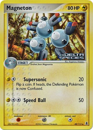Magneton (48/113) (Stamped) [EX: Delta Species] | Gear Gaming Bentonville