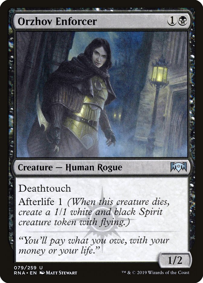 Orzhov Enforcer [Ravnica Allegiance] | Gear Gaming Bentonville