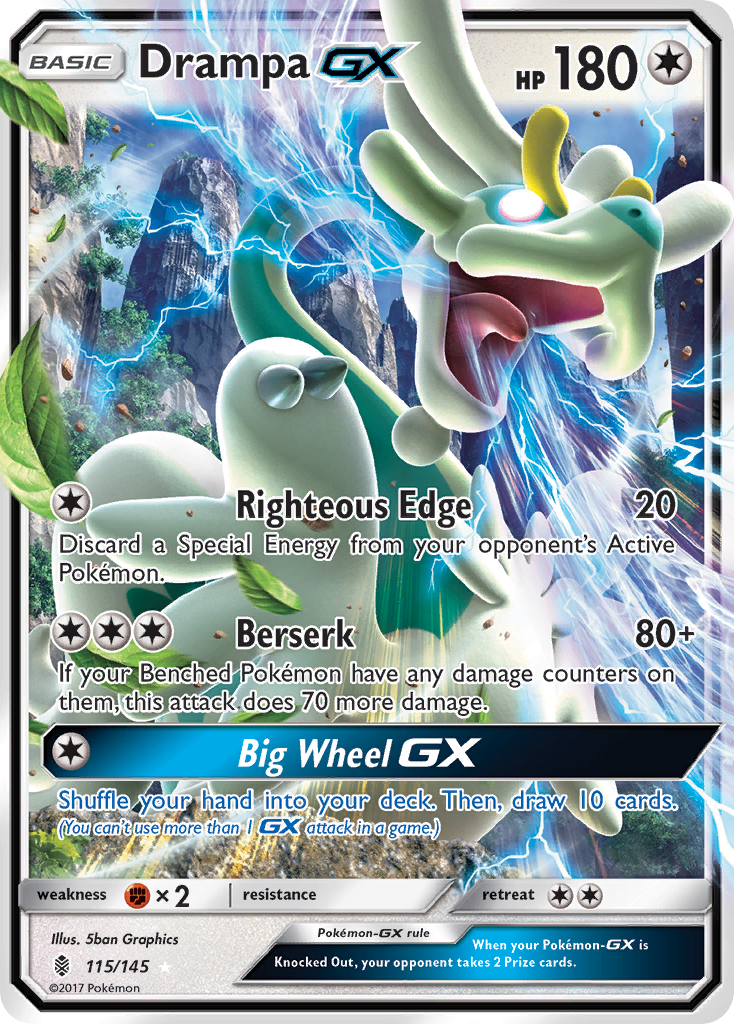 Drampa GX (115/145) [Sun & Moon: Guardians Rising] | Gear Gaming Bentonville