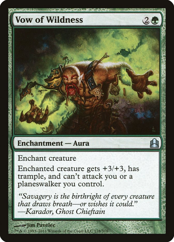 Vow of Wildness [Commander 2011] | Gear Gaming Bentonville