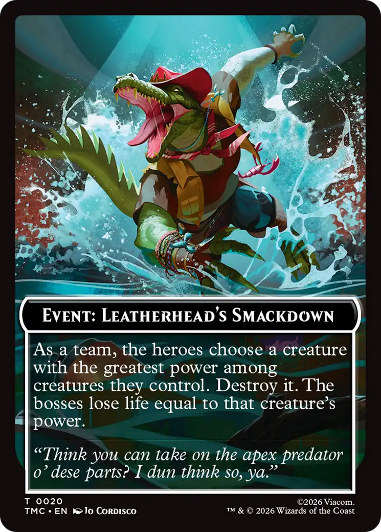 Event: Leatherhead's Smackdown [Teenage Mutant Ninja Turtles Commander Tokens] | Gear Gaming Bentonville