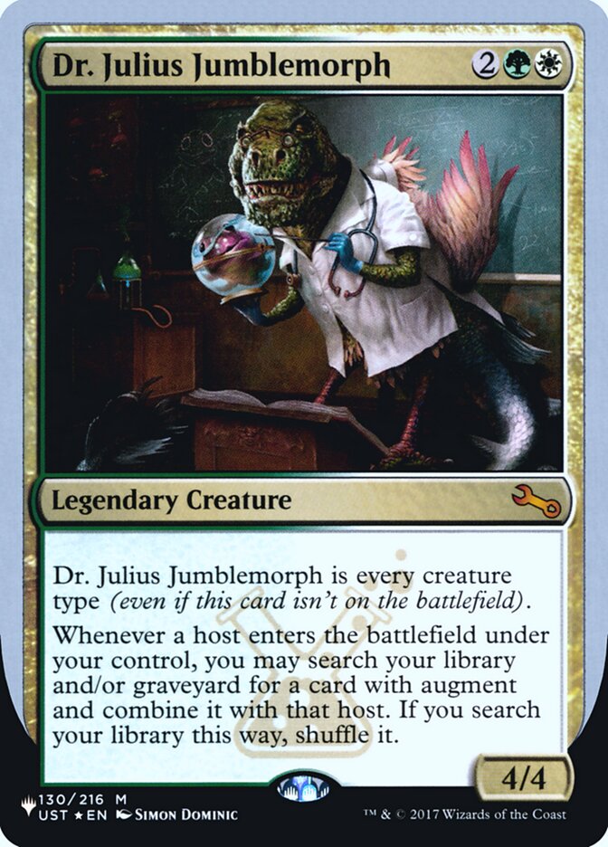 Dr. Julius Jumblemorph (Unfinity Foil Edition) [The List] | Gear Gaming Bentonville