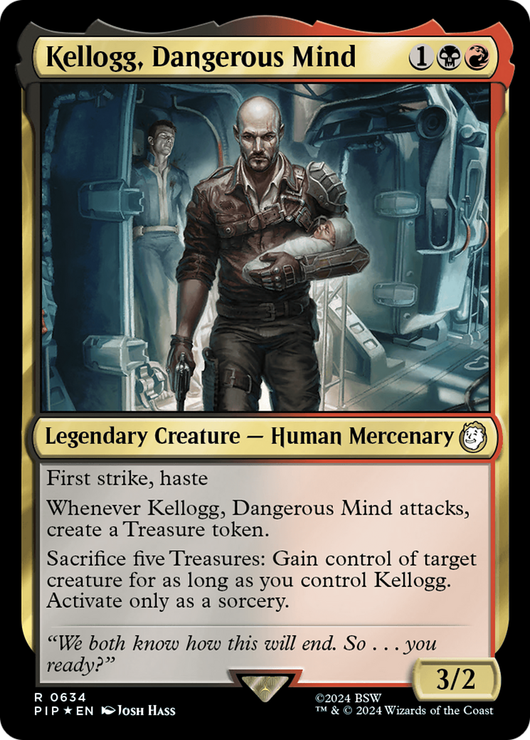 Kellogg, Dangerous Mind (Surge Foil) [Fallout] | Gear Gaming Bentonville