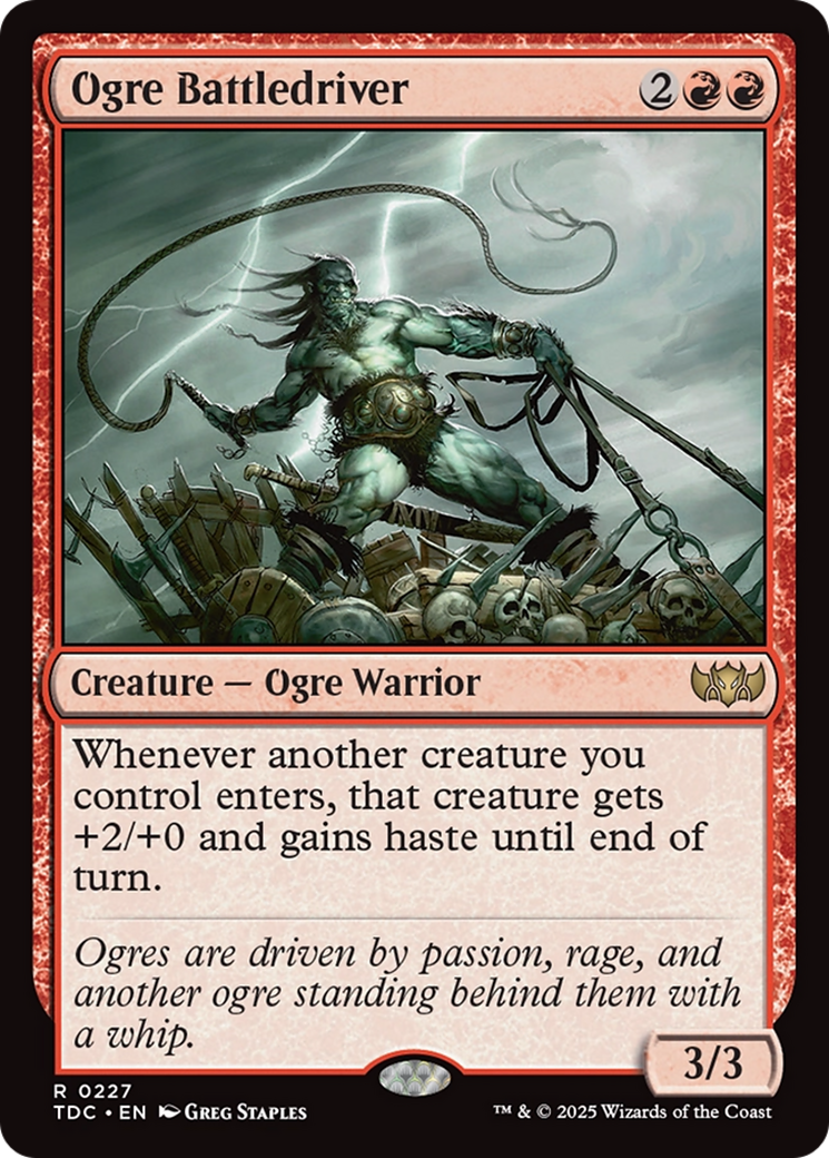 Ogre Battledriver [Tarkir: Dragonstorm Commander] | Gear Gaming Bentonville
