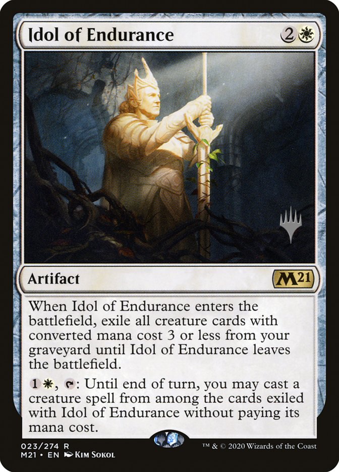 Idol of Endurance (Promo Pack) [Core Set 2021 Promos] | Gear Gaming Bentonville