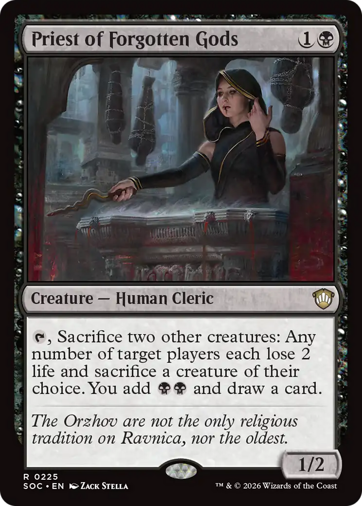 Priest of Forgotten Gods [Secrets of Strixhaven Commander] | Gear Gaming Bentonville