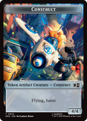 Treasure (022) // Construct (014) Double-Sided Token [Marvel Super Heroes Commander Tokens] | Gear Gaming Bentonville