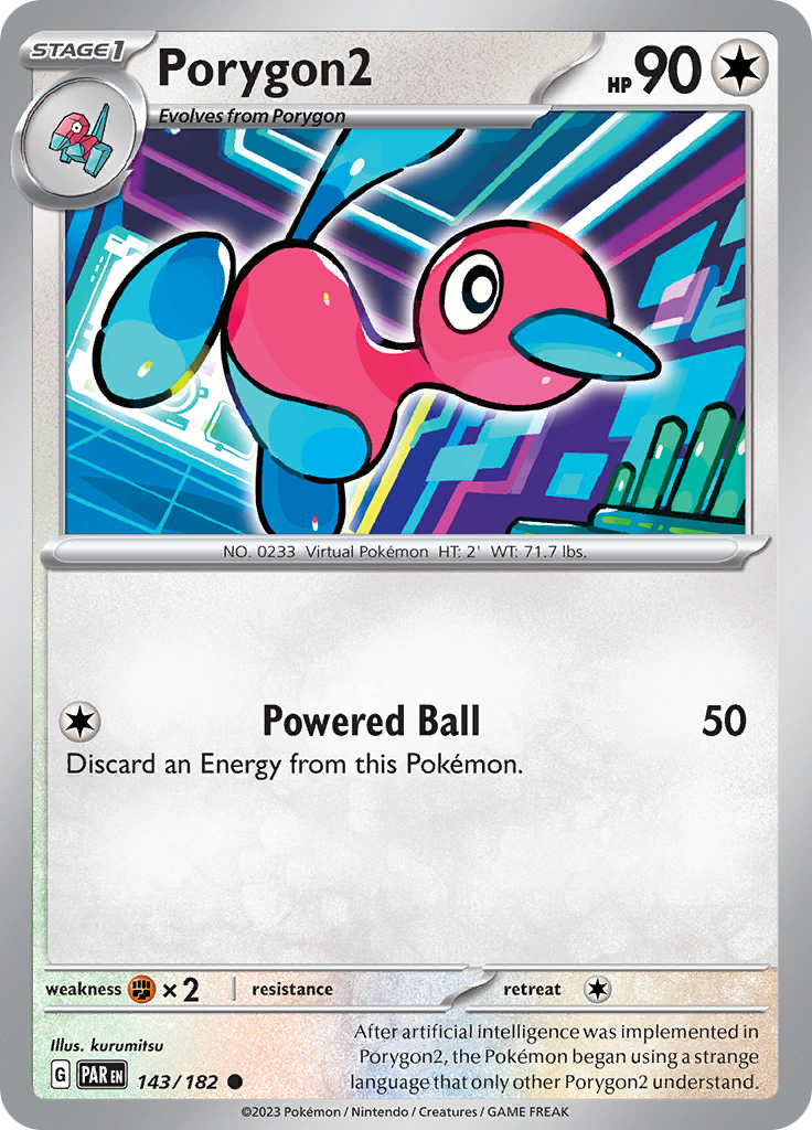 Porygon2 (143/182) [Scarlet & Violet: Paradox Rift] | Gear Gaming Bentonville