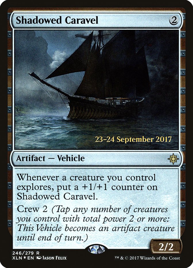 Shadowed Caravel [Ixalan Prerelease Promos] | Gear Gaming Bentonville