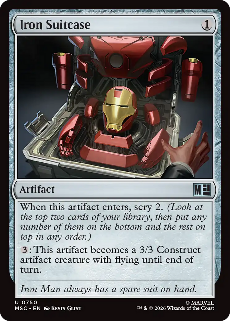 Iron Suitcase [Marvel Super Heroes Commander] | Gear Gaming Bentonville