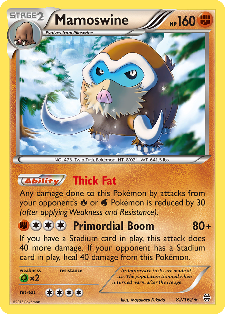 Mamoswine (82/162) [XY: BREAKthrough] | Gear Gaming Bentonville