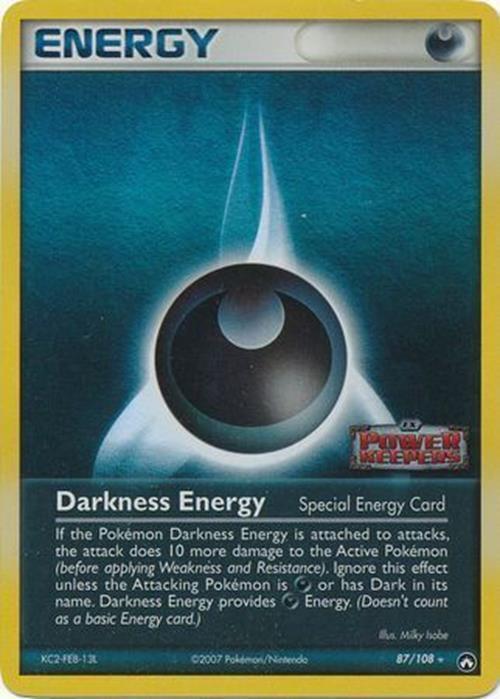 Darkness Energy (87/108) (Stamped) [EX: Power Keepers] | Gear Gaming Bentonville