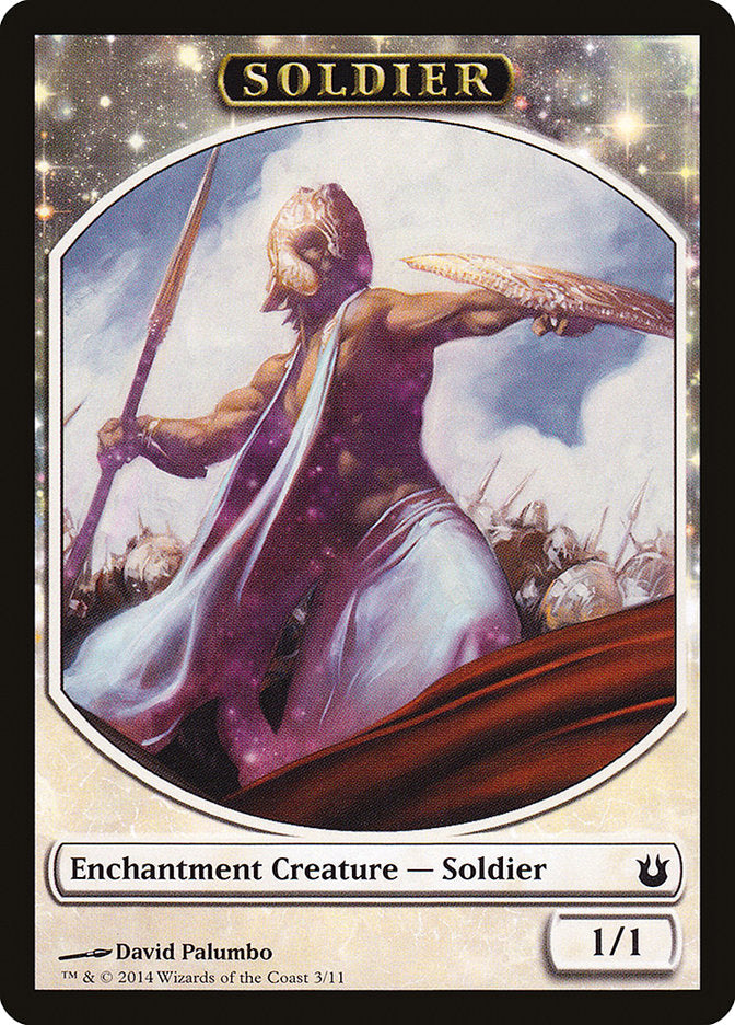 Soldier Token [Born of the Gods Tokens] | Gear Gaming Bentonville