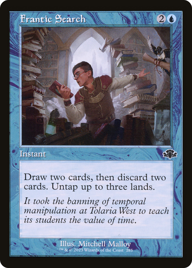Frantic Search (Retro) [Dominaria Remastered] | Gear Gaming Bentonville