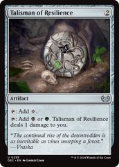 Talisman of Resilience [Duskmourn: House of Horror Commander] | Gear Gaming Bentonville