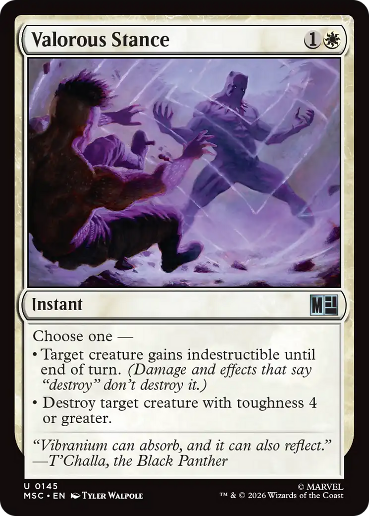 Valorous Stance [Marvel Super Heroes Commander] | Gear Gaming Bentonville