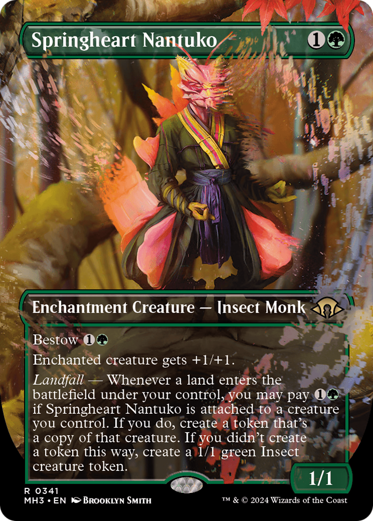 Springheart Nantuko (Borderless) [Modern Horizons 3] | Gear Gaming Bentonville