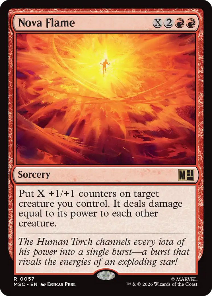 Nova Flame (Surge Foil) [Marvel Super Heroes Commander] | Gear Gaming Bentonville