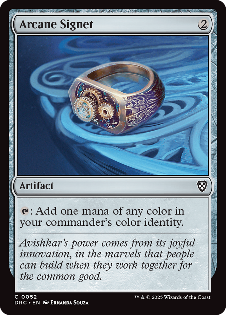 Arcane Signet (0052) [Aetherdrift Commander] | Gear Gaming Bentonville