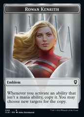 Rowan Kenrith Emblem // Copy Double-Sided Token [Commander Legends: Battle for Baldur's Gate Tokens] | Gear Gaming Bentonville
