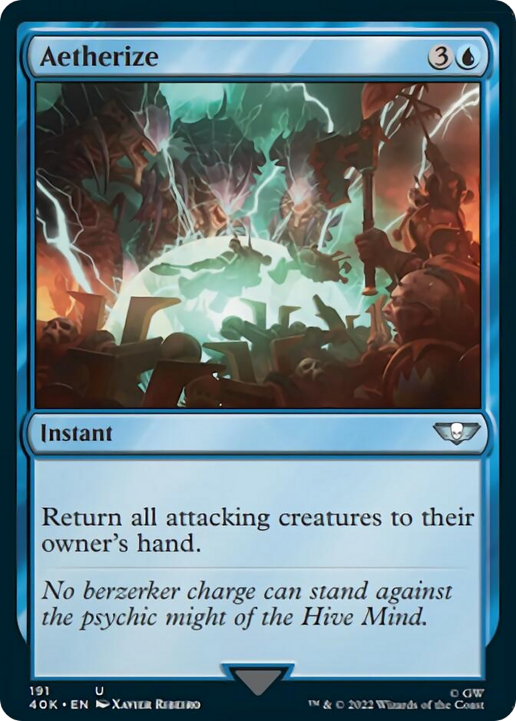 Aetherize (Surge Foil) [Warhammer 40,000] | Gear Gaming Bentonville
