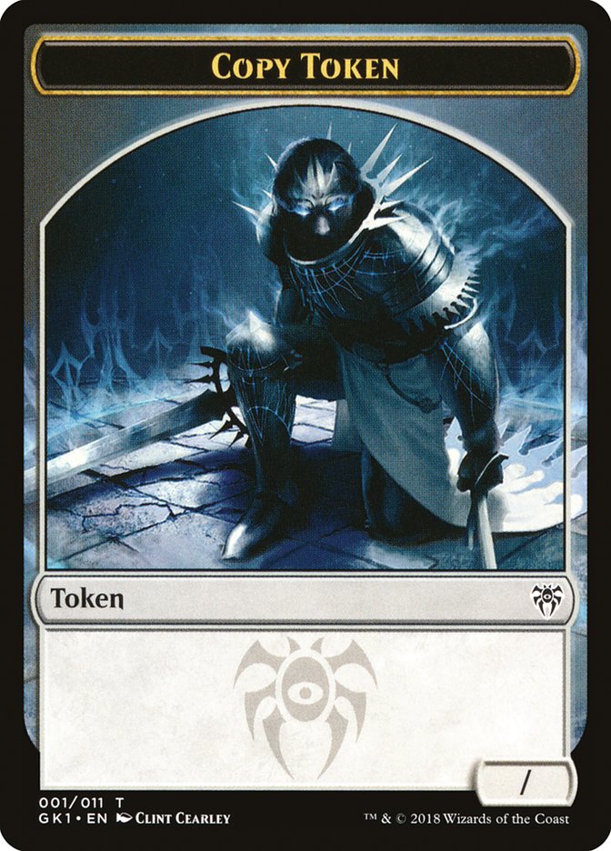 Copy // Horror Double-Sided Token [Guilds of Ravnica Guild Kit Tokens] | Gear Gaming Bentonville