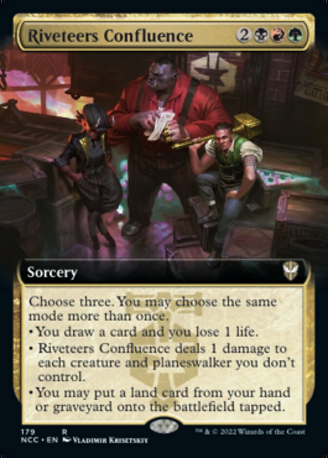 Riveteers Confluence (Extended Art) [Streets of New Capenna Commander] | Gear Gaming Bentonville