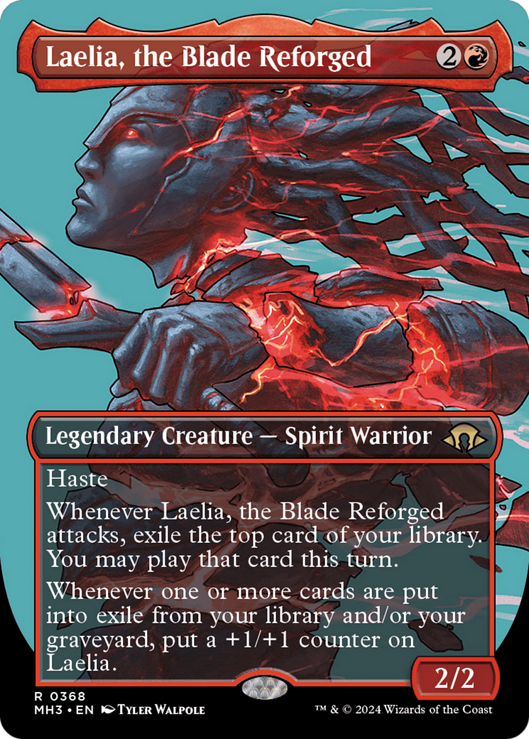 Laelia, the Blade Reforged (Borderless) [Modern Horizons 3] | Gear Gaming Bentonville