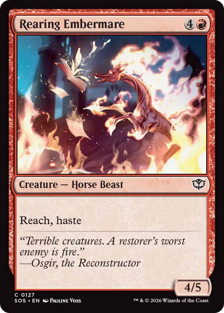 Rearing Embermare [Secrets of Strixhaven] | Gear Gaming Bentonville