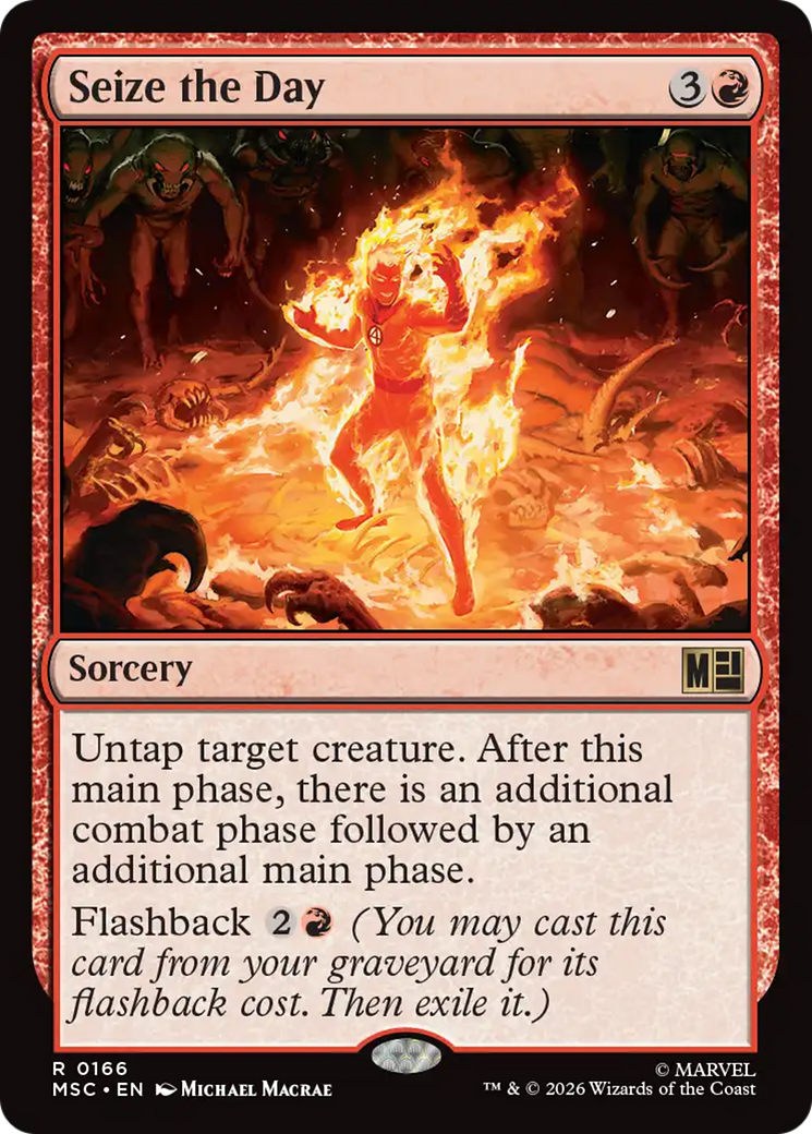 Seize the Day (Surge Foil) [Marvel Super Heroes Commander] | Gear Gaming Bentonville