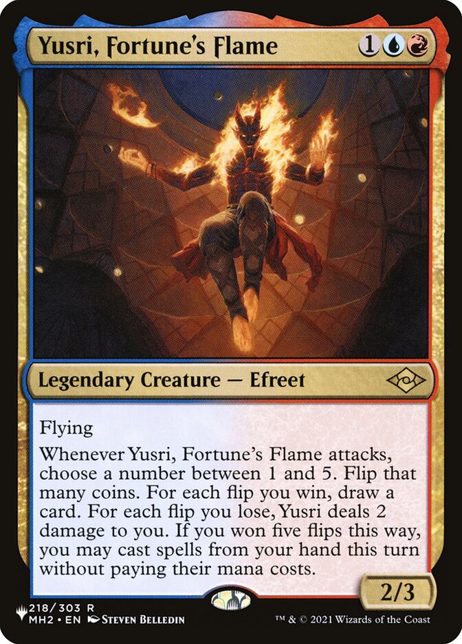 Yusri, Fortune's Flame [Secret Lair: Heads I Win, Tails You Lose] | Gear Gaming Bentonville