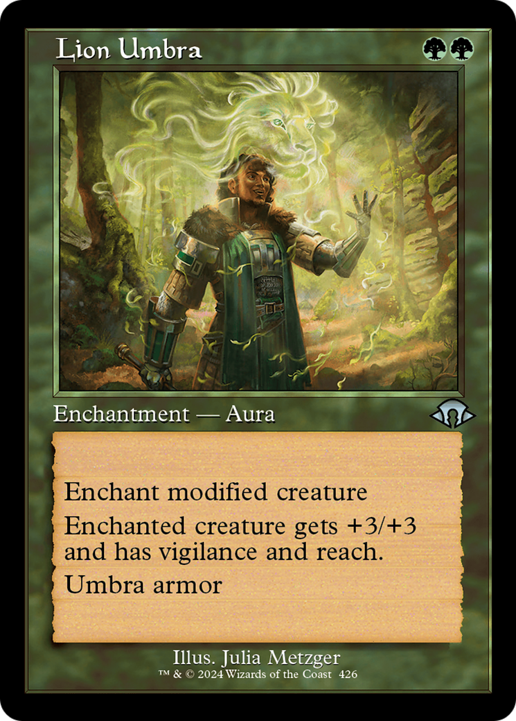 Lion Umbra (Retro Frame) [Modern Horizons 3] | Gear Gaming Bentonville