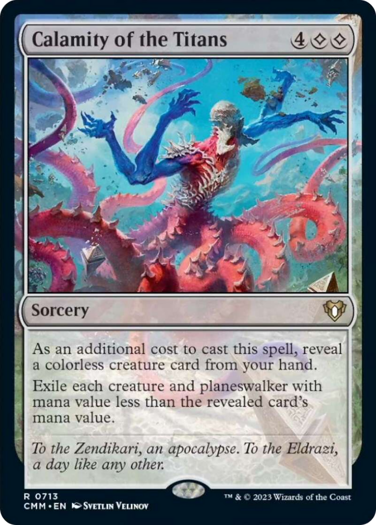Calamity of the Titans [Commander Masters] | Gear Gaming Bentonville