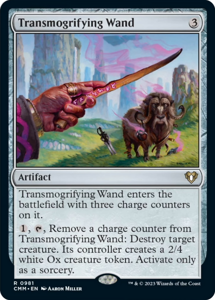 Transmogrifying Wand [Commander Masters] | Gear Gaming Bentonville