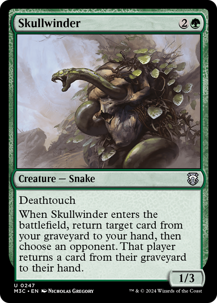 Skullwinder (Ripple Foil) [Modern Horizons 3 Commander] | Gear Gaming Bentonville