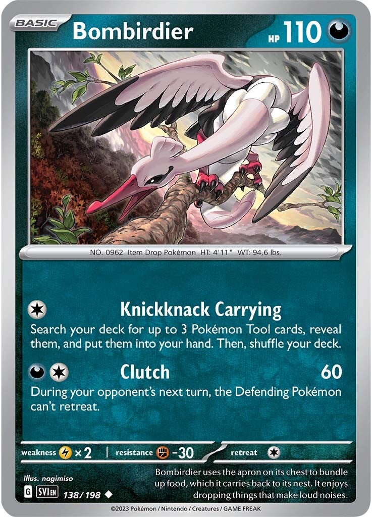 Bombirdier (138/198) [Scarlet & Violet: Base Set] | Gear Gaming Bentonville