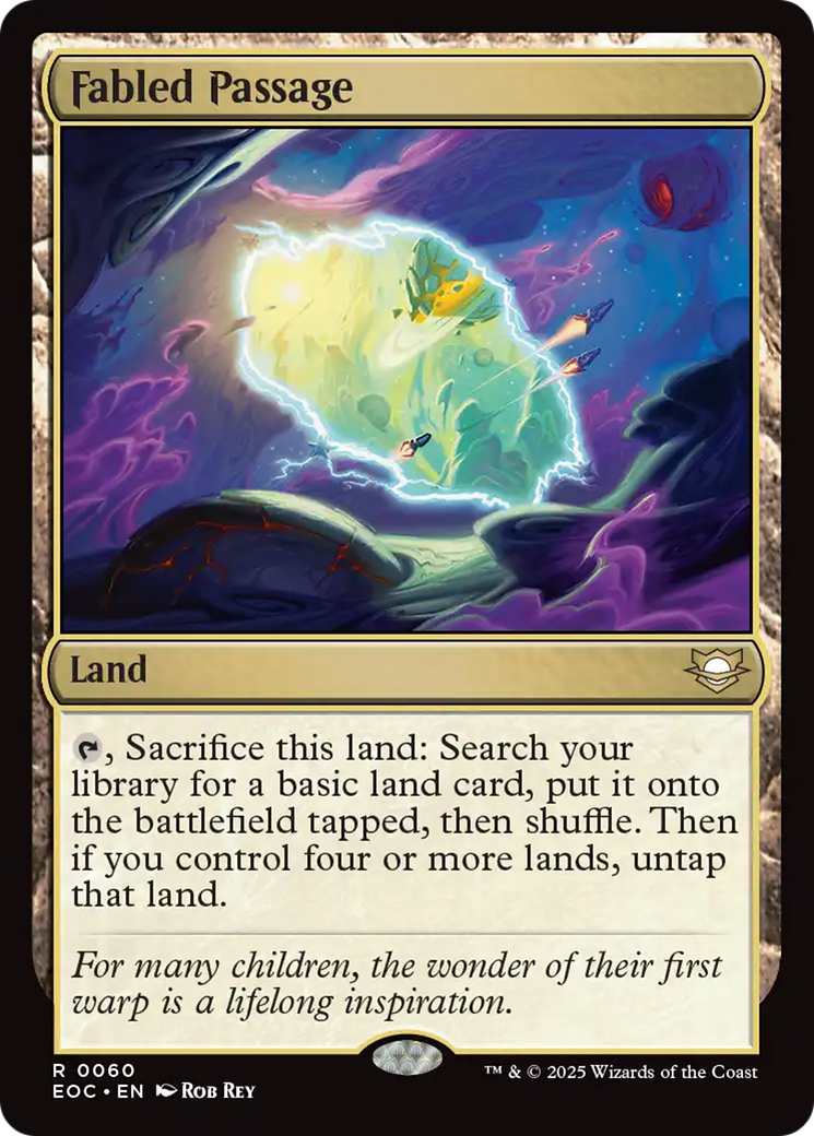 Fabled Passage [Edge of Eternities Commander] | Gear Gaming Bentonville