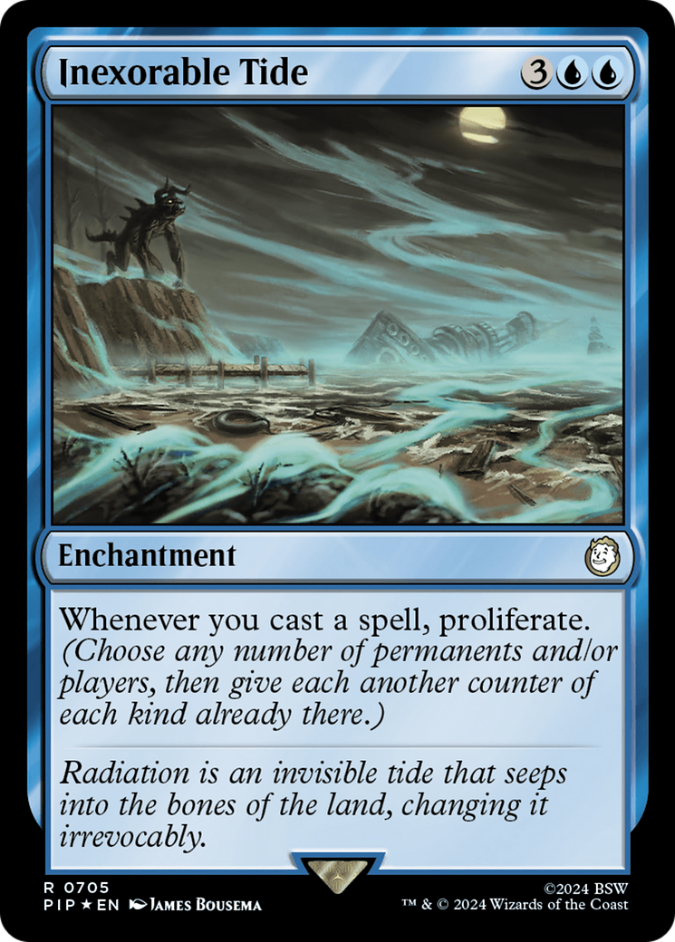 Inexorable Tide (Surge Foil) [Fallout] | Gear Gaming Bentonville