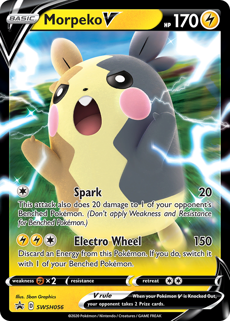 Morpeko V (SWSH056) [Sword & Shield: Black Star Promos] | Gear Gaming Bentonville