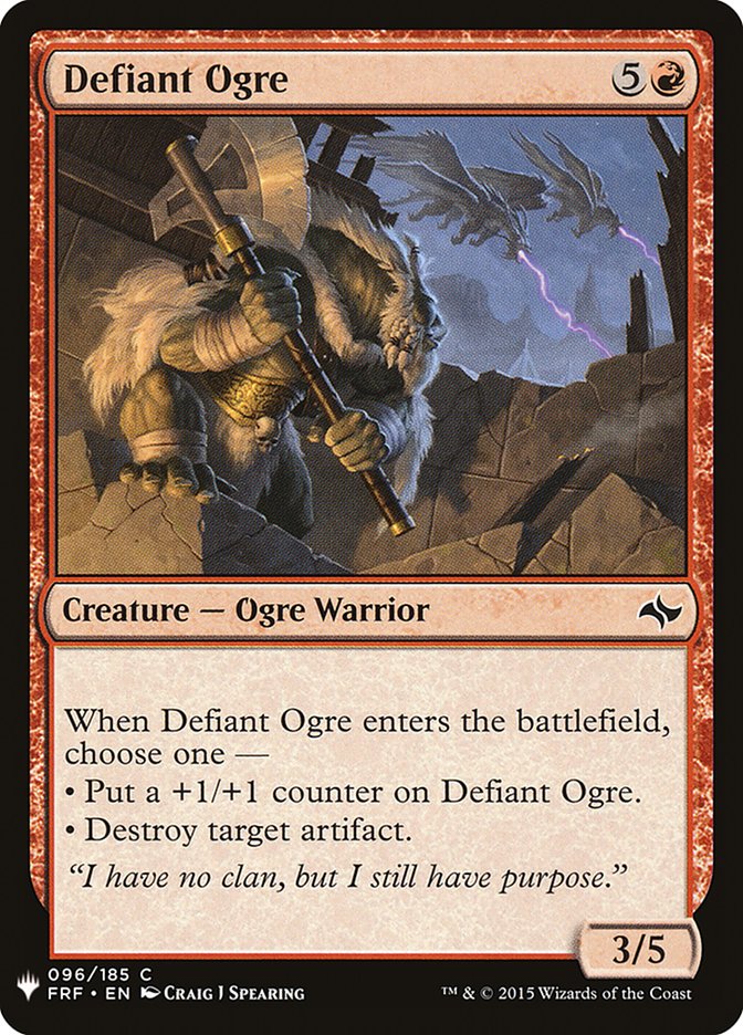 Defiant Ogre [Mystery Booster] | Gear Gaming Bentonville