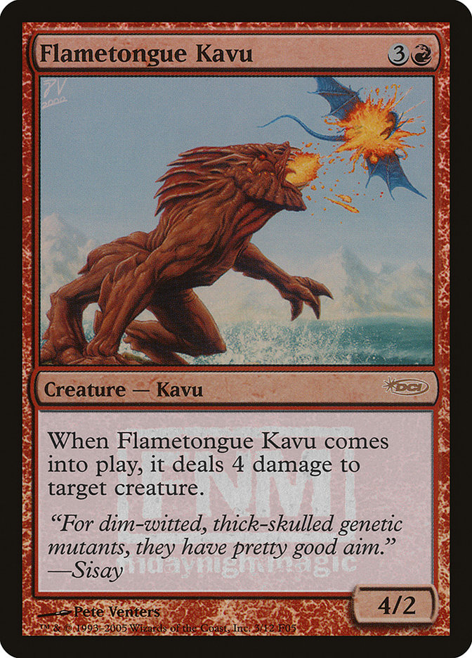Flametongue Kavu [Friday Night Magic 2005] | Gear Gaming Bentonville