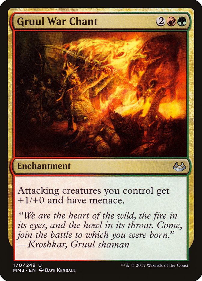 Gruul War Chant [Modern Masters 2017] | Gear Gaming Bentonville