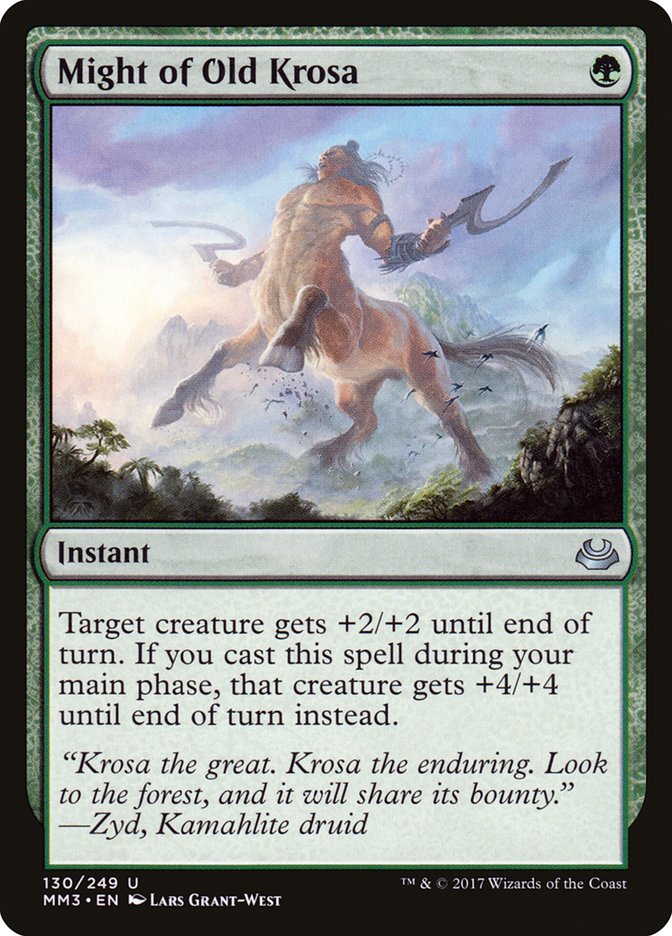 Might of Old Krosa [Modern Masters 2017] | Gear Gaming Bentonville