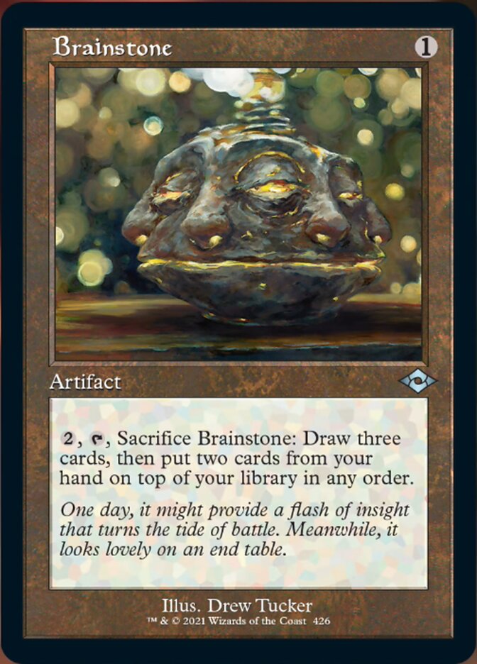 Brainstone (Retro Foil Etched) [Modern Horizons 2] | Gear Gaming Bentonville