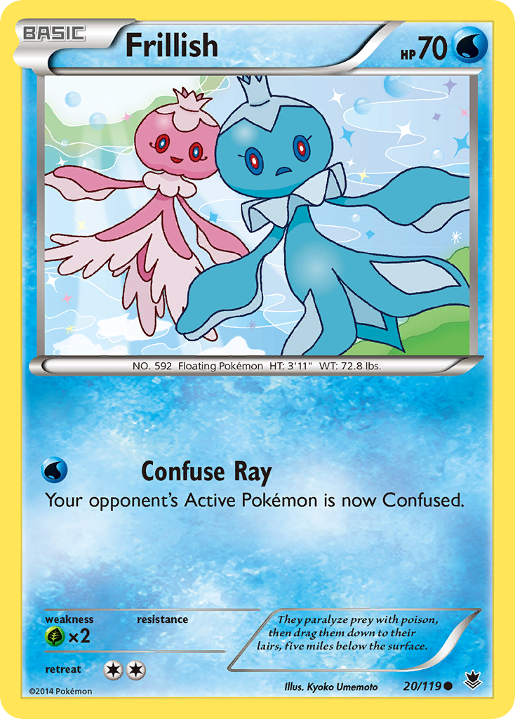 Frillish (20/119) [XY: Phantom Forces] | Gear Gaming Bentonville